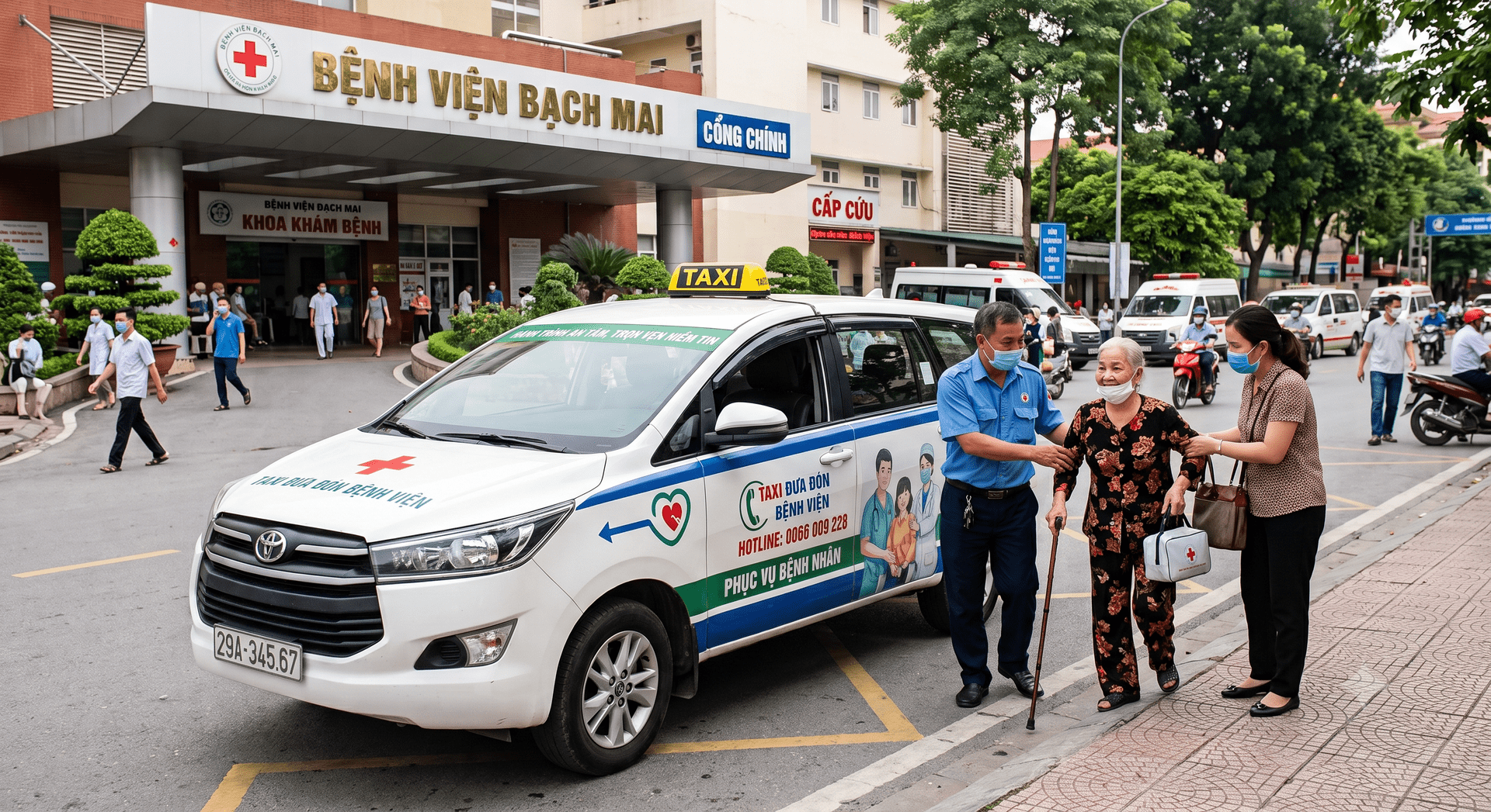 Đưa đón bệnh viện